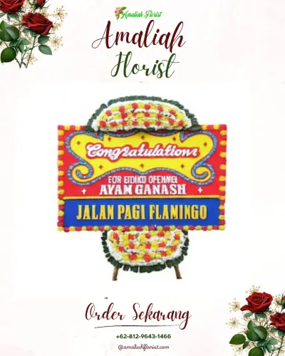 Bunga Papan Congratulation di Sugihan